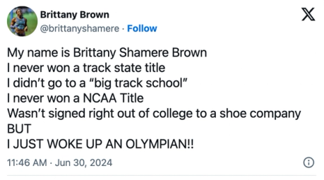 Brittany Brown Tweet