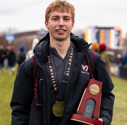 George Couttie, 2024 NCAA Cross Country Championship Podium