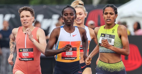 Diribe Welteji competes during the 2025 season in Miami.