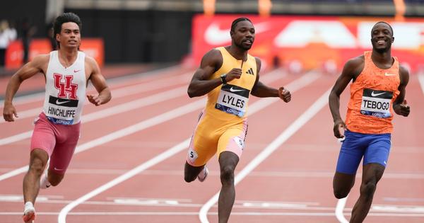 Noah Lyles - 2024 London Diamond League | Courtesy Diamond League AG