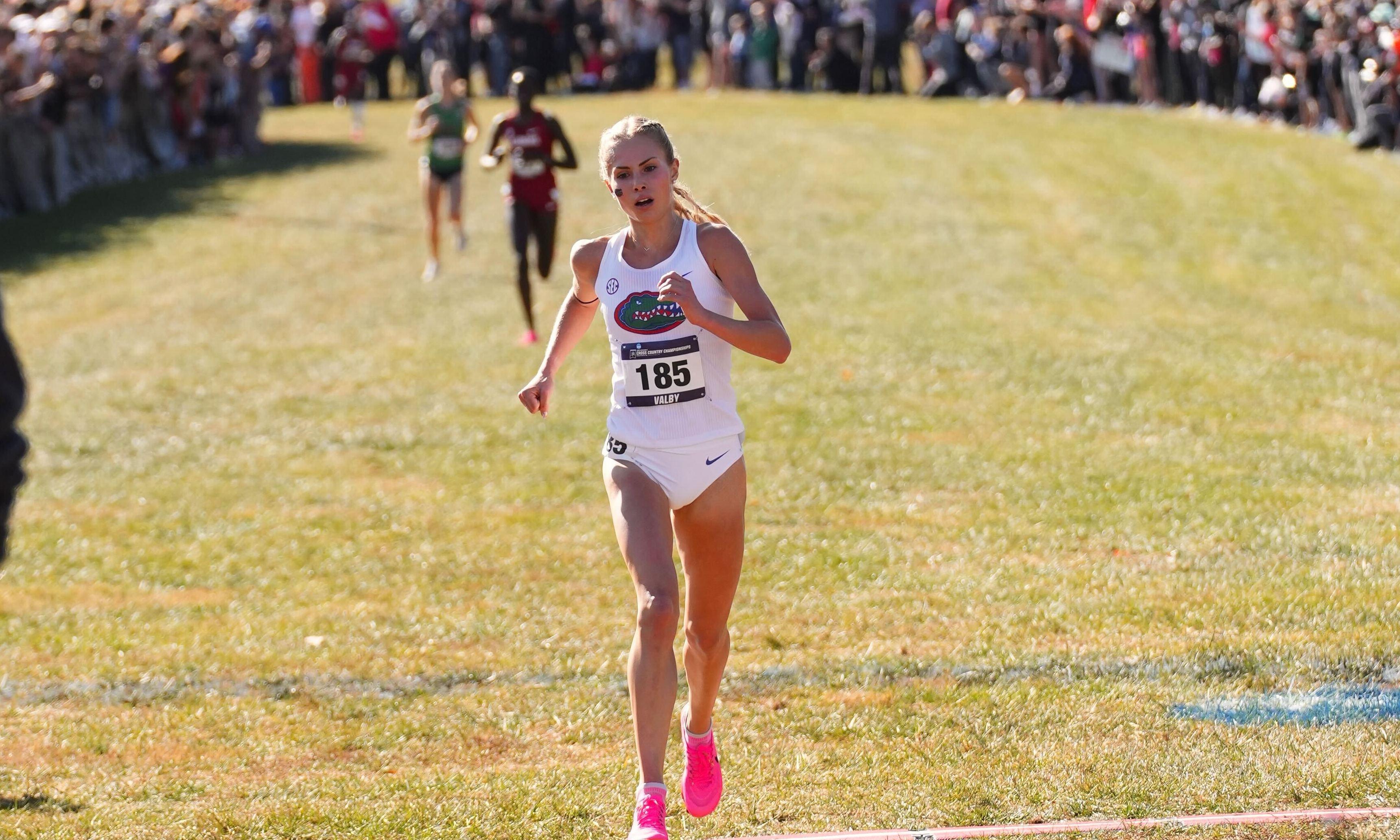 Florida's Parker Valby After Winning The 2023 NCAA Cross Country