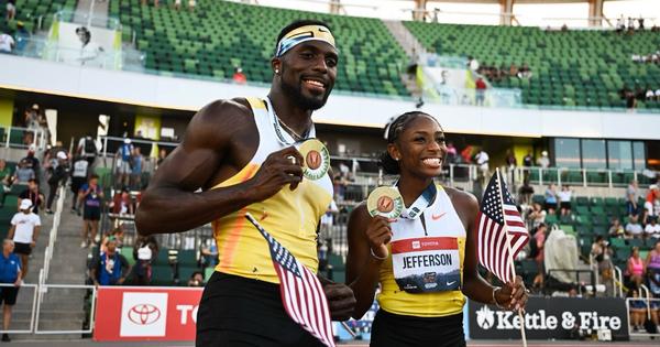 Kenny Bednarek, Melissa Jefferson-Wooden