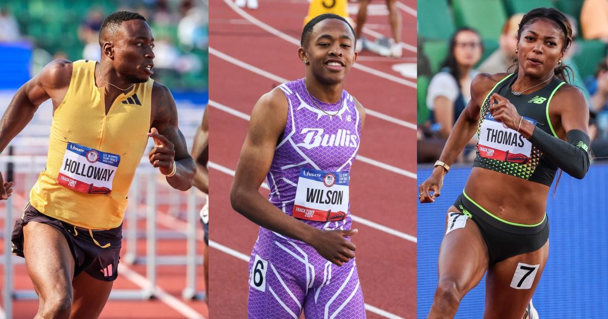 Grant Holloway, Quincy Wilson, Gabby Thomas