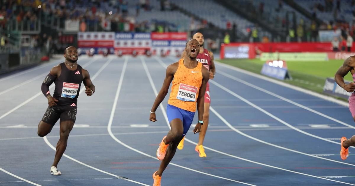 Letsile Tebogo, 2024 Rome Diamond League 