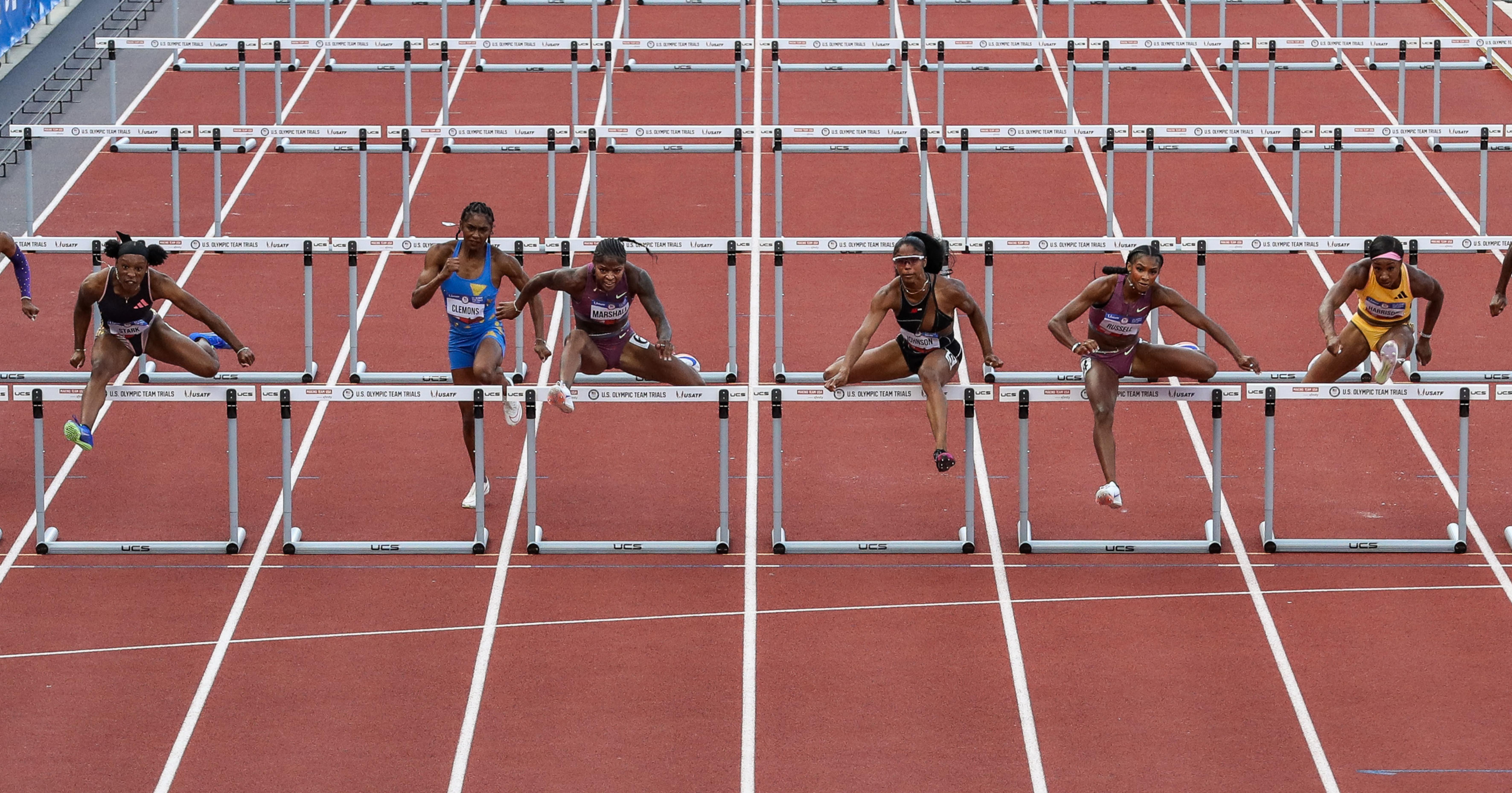 Women's 100mH Olympic Trials final