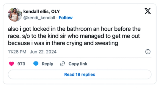 Kendall Ellis Tweet