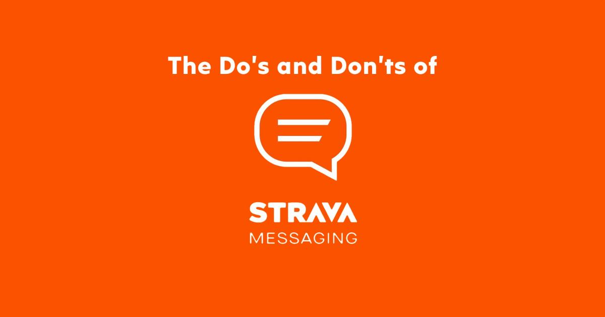 Strava Messaging - The Lap Count Newsletter 
