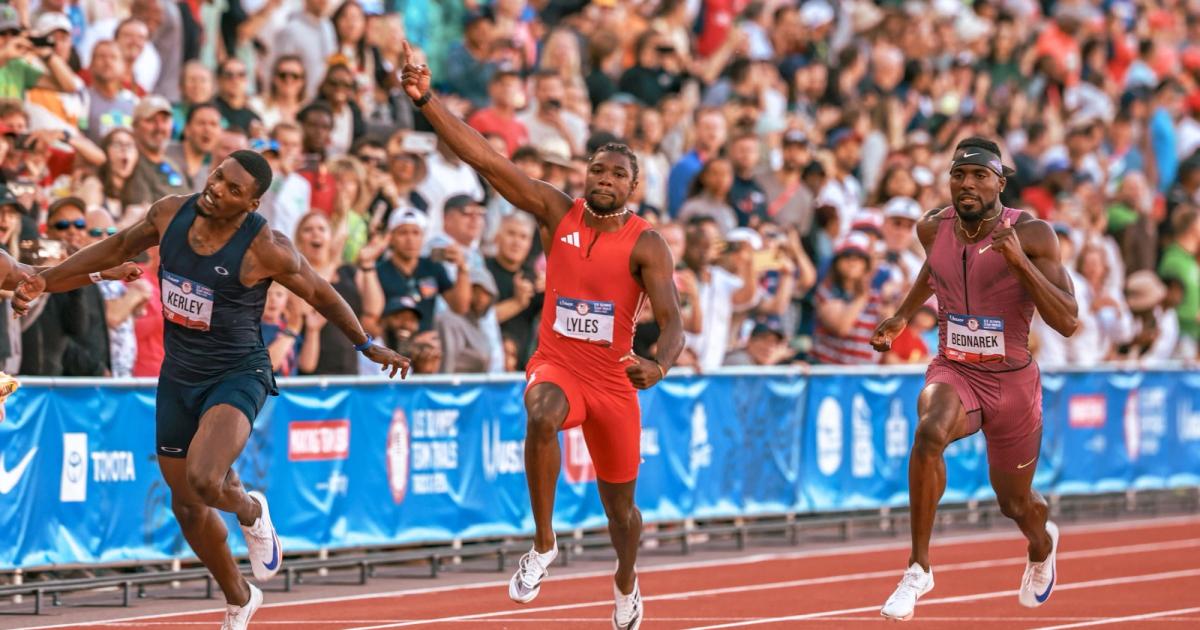 Noah Lyles, 2024 U.S. Olympic Trials 100m Final