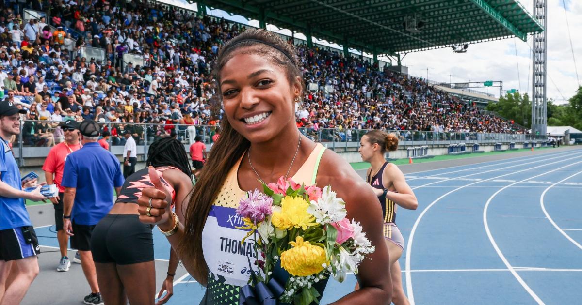 Gabby Thomas, 2024 NYC Grand Prix