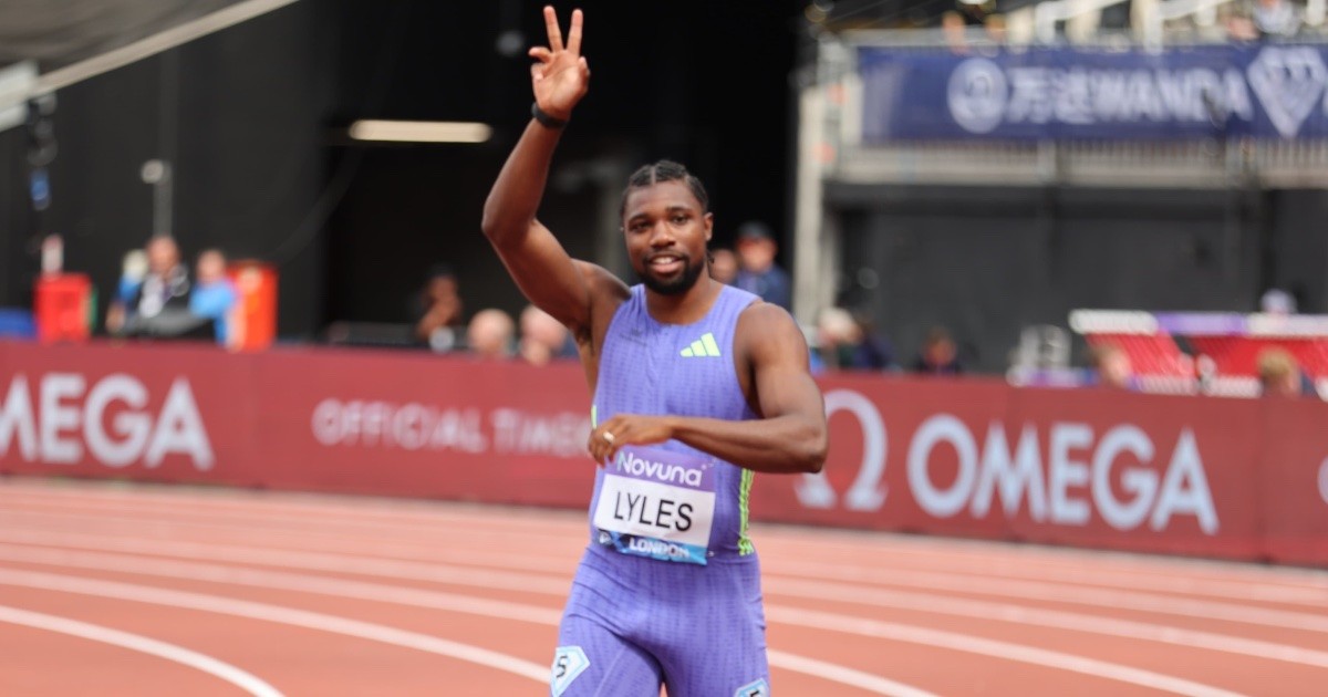 Noah Lyles | Photo by James Rhodes / @jrhodesathletics