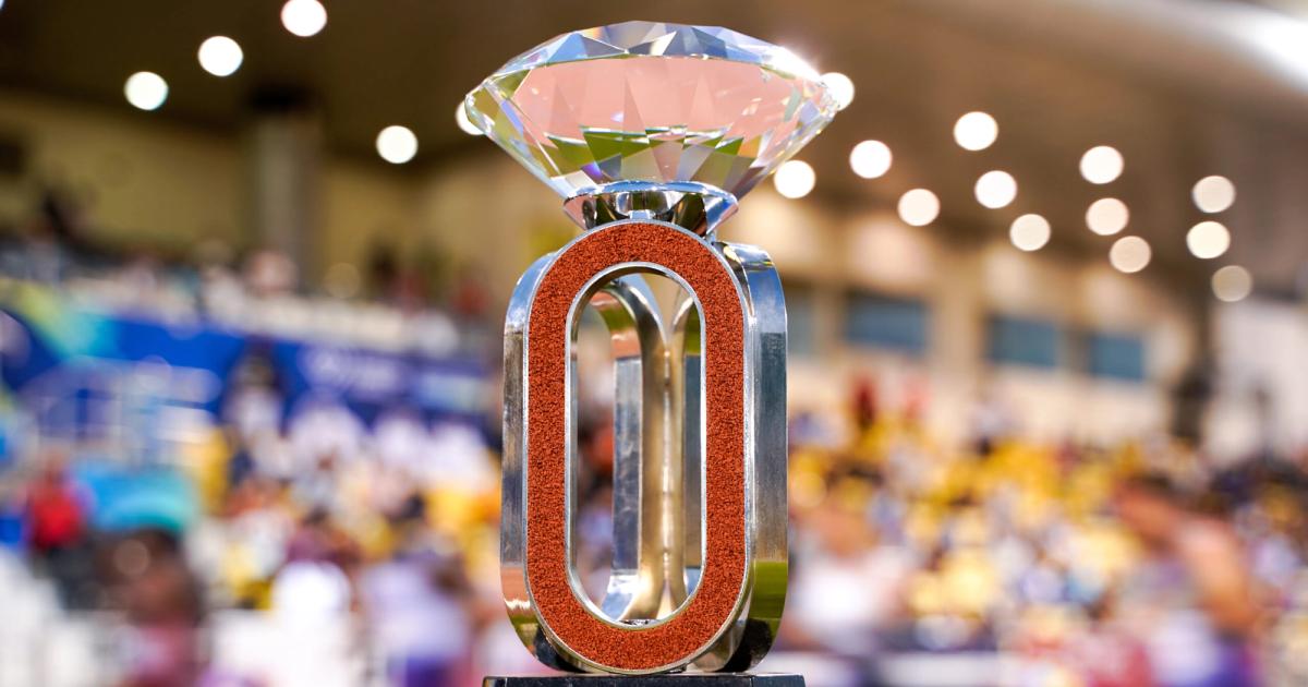 The Diamond League trophy up for grabs in 2023.
