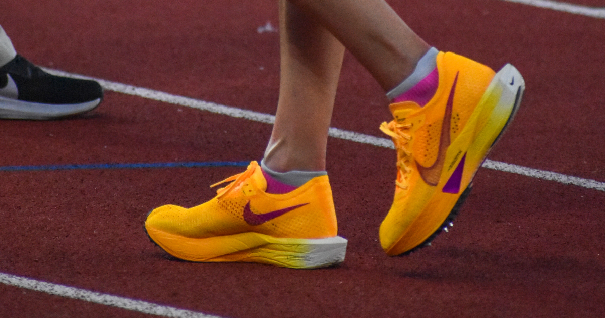 Parker Valby's Spiked Nike Vaporflys At The NCAA Championships 10,000m