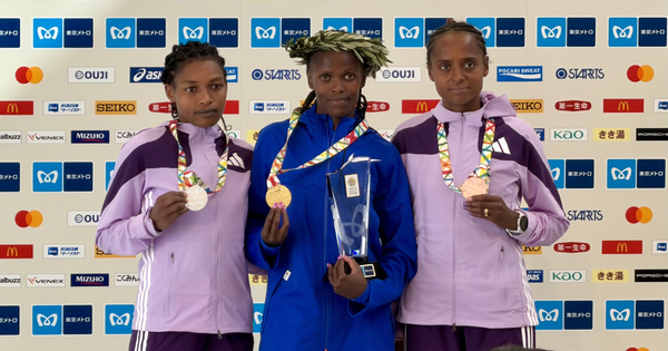2026 Tokyo Marathon Women’s Podium