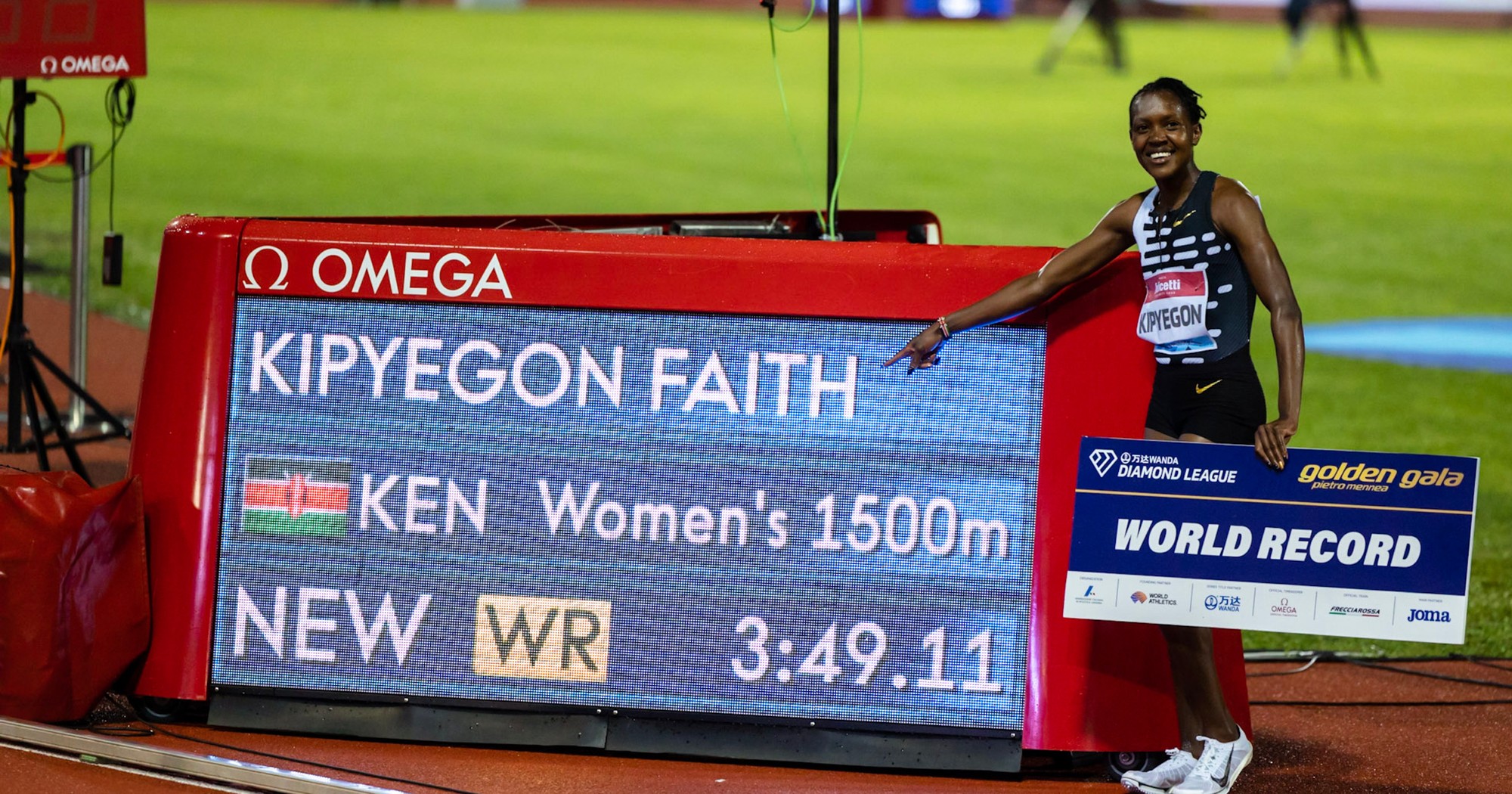Faith Kipyegon 1500m World Record