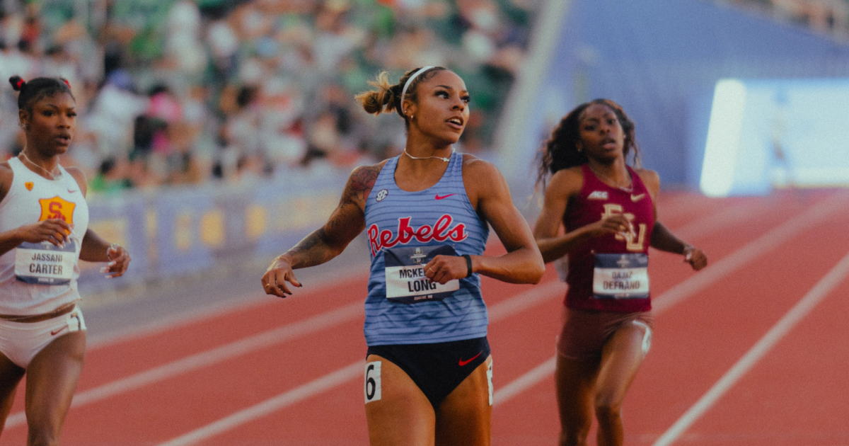 McKenzie Long at the 2024 NCAA Outdoor Championships.
