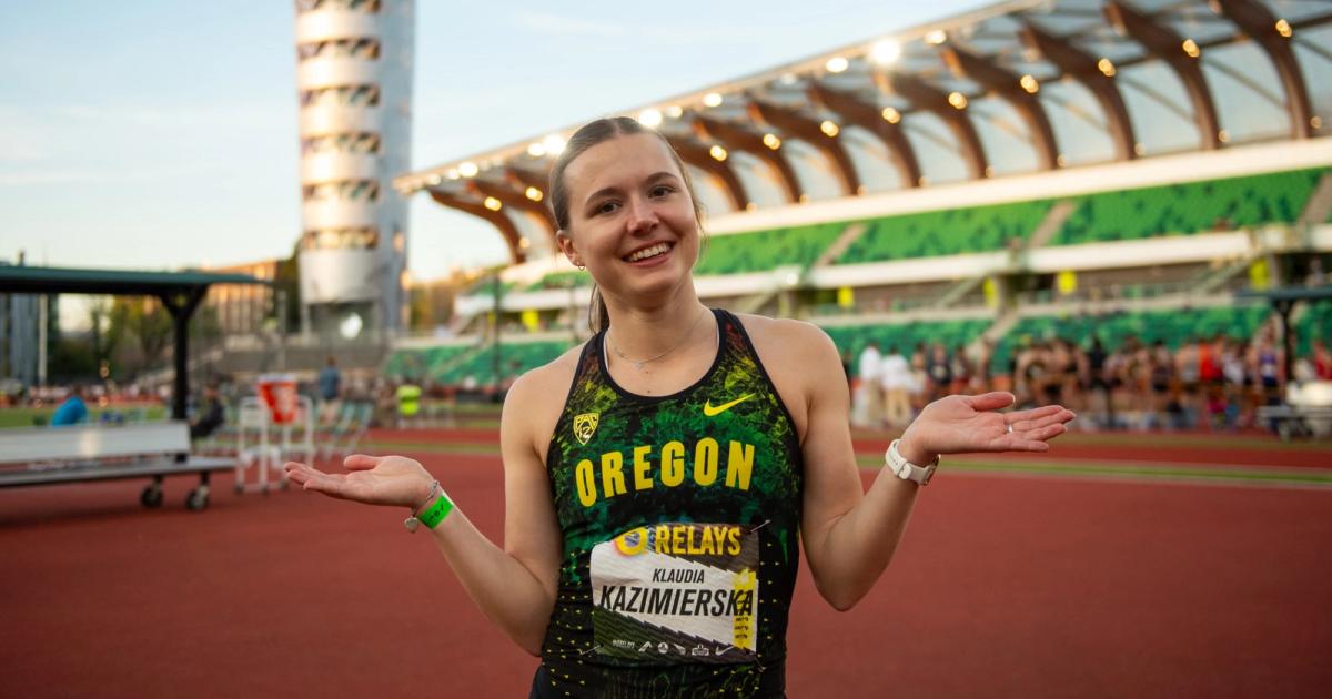 Maddy Elmore, Oregon Track and Field