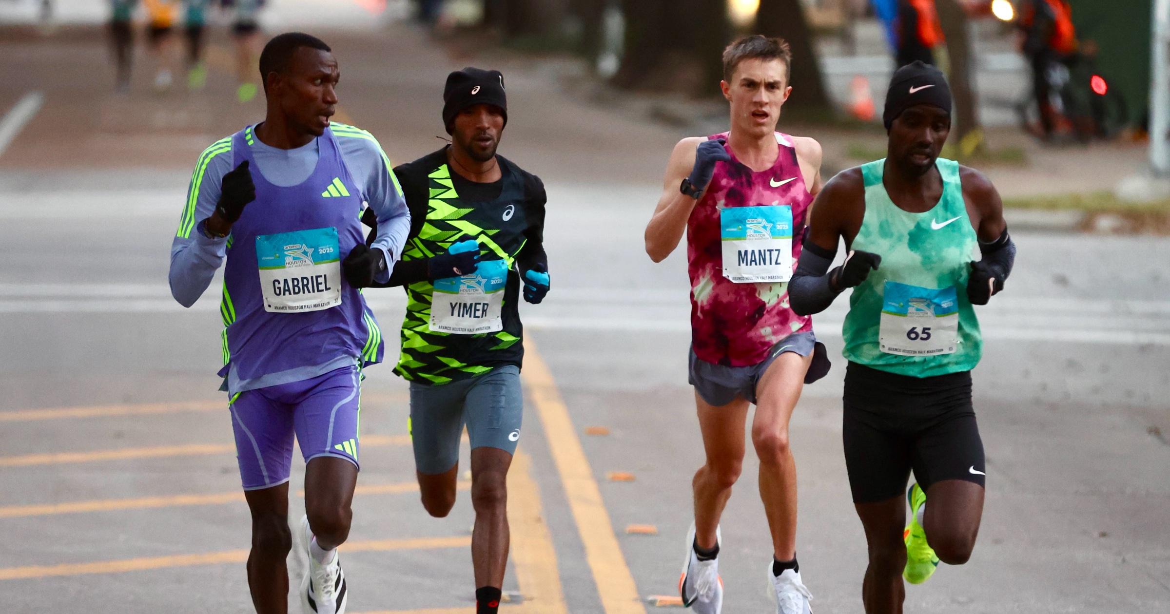 Conner Mantz Shatters American Half Marathon Record In Houston In 59:17 ...