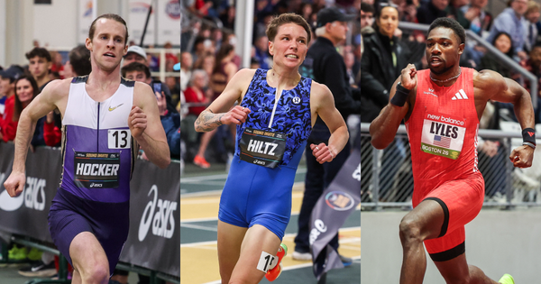 Cole Hocker, Nicki Hiltz, Noah Lyles