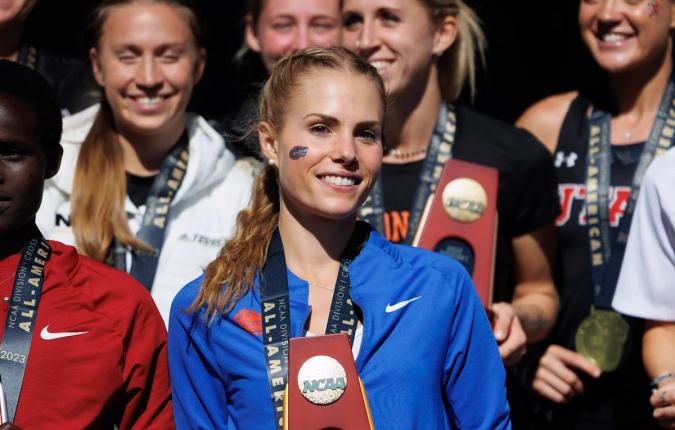 Parker Valby After Winning The 2023 NCAA Cross Country Championships
