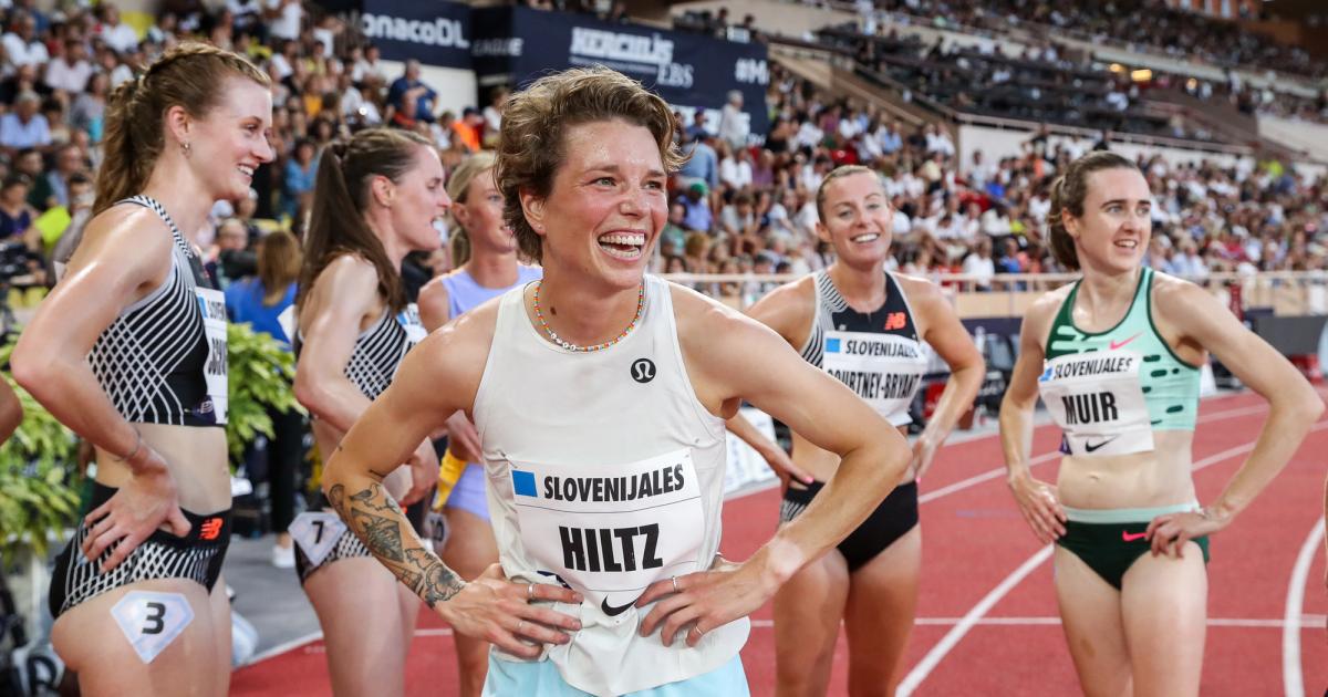 Nikki Hiltz - Monaco Diamond League Mile American Record