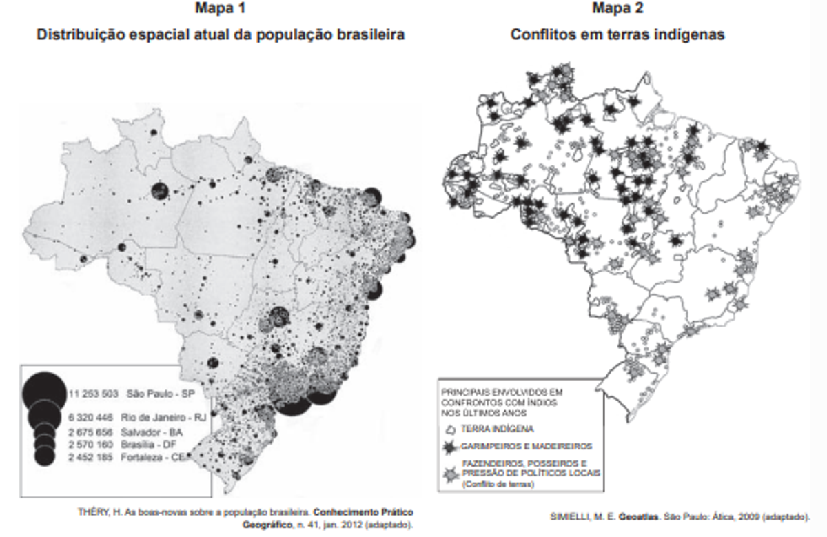 Questão 1 - ENEM 2013 - Demografia