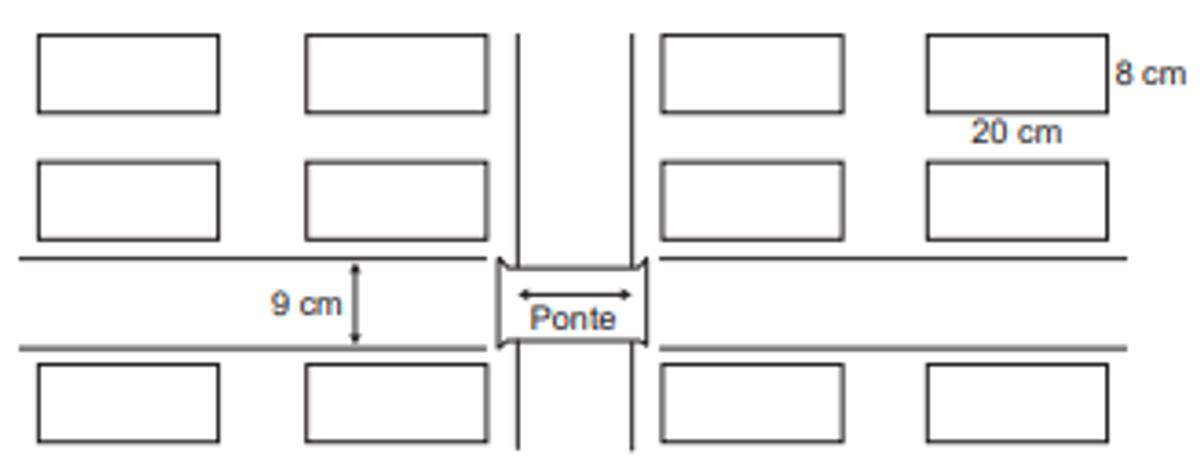 Questão 178 - Enem PPL 2019 - Em um trabalho escolar,um aluno fez uma planta,enem