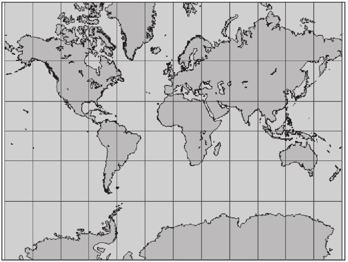 Questão 17 - ENEM 2011 - Cartografia e noções espaciais