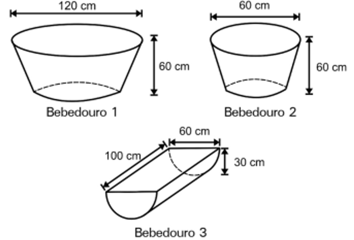 Questão 138 - ENEM 2010 - Geometria Espacial
