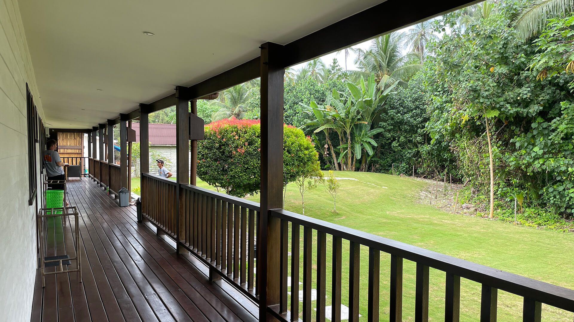 Cabin deck on Telo Island