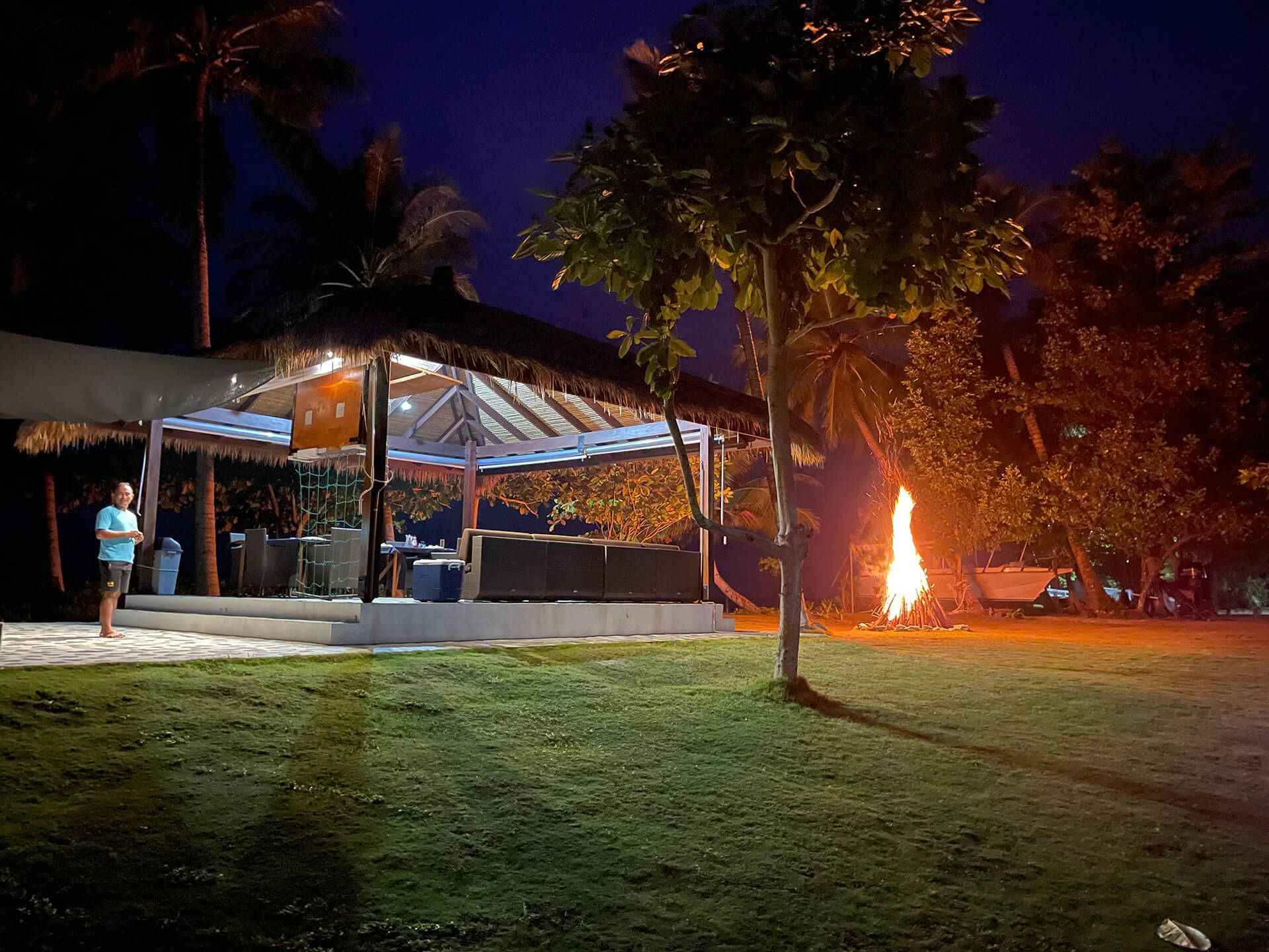 Cabin deck on Telo Island