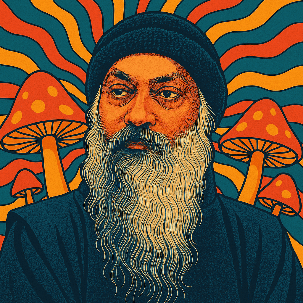 Explore how Osho’s meditation paths mirror the effects of psychedelics, offering ego dissolution and awakening — and why both faced state suppression