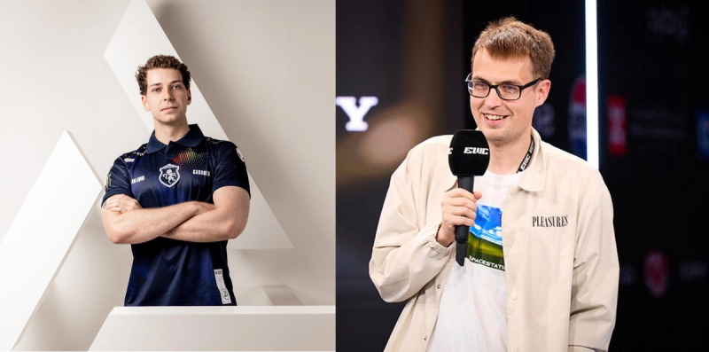 Coach Casores (left) at the 2025 EWC and Coach ChrisTFer (right) at the 2024 EWC