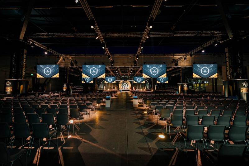 A photo of the DreamHack Overwatch venue while empty.