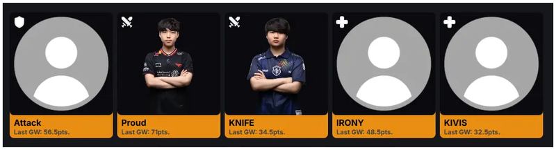 OWTV Fantasy staff team of the week Korea week 3