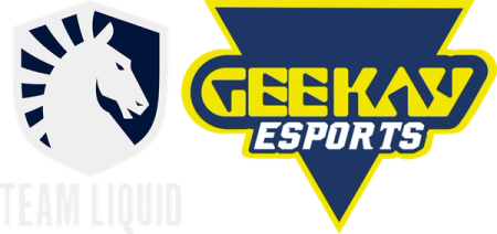 Team Liquid, Geekay Esports logos