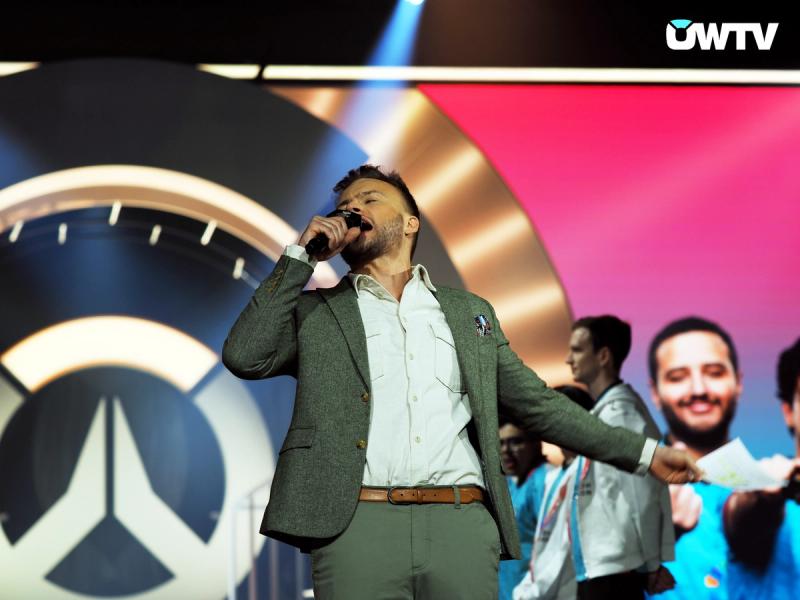 Adam Savage putting on a performance of a lifetime for the Grand Finals.