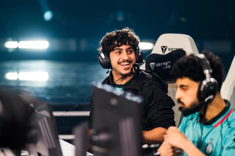 Quartz during their match against Al Qadsiah at EWC 2025.