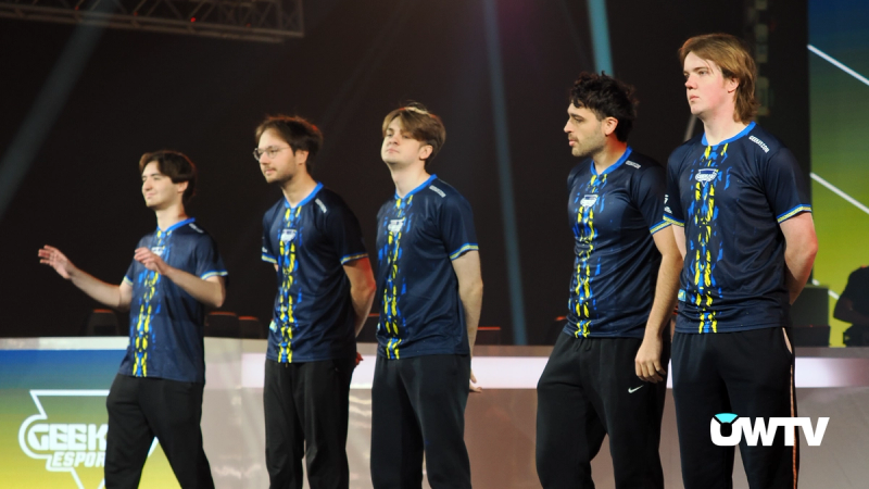 Geekay Esports at the opening ceremony of 2025 World Finals.