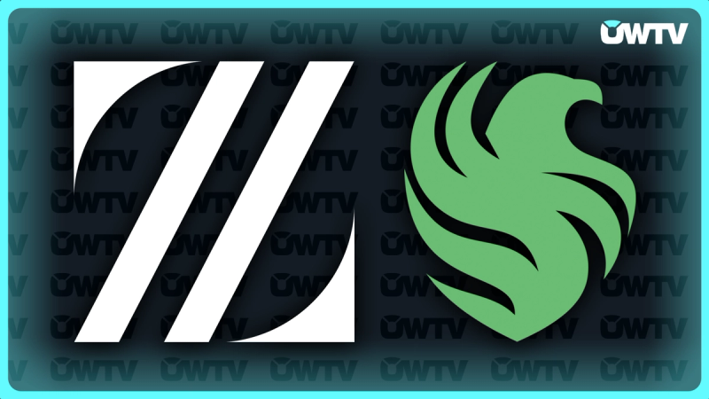 OWTV graphic featuring ZETA DIVISION and Team Falcons logos