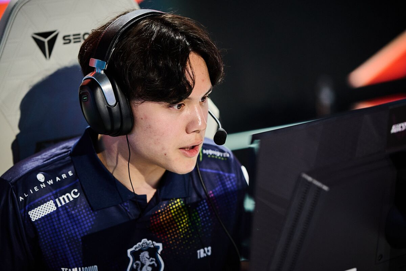 TR33 at the 2025 Midseason Championship in Riyadh with Team Liquid. Photo by Brandon Dowling