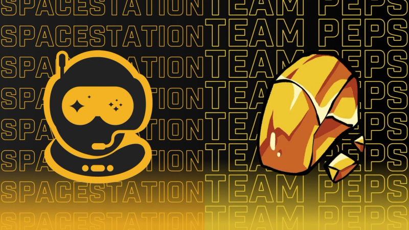 Spacestation Gaming and Team Peps logos
