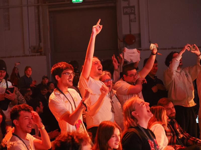 The French fans were relentless throughout the whole game.