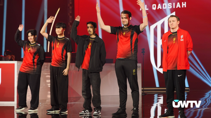 Al Qadsiah lineup for their showdown against Crazy Raccoon.