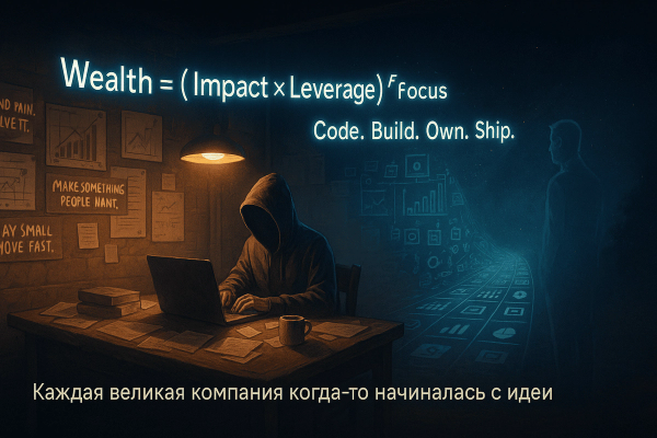 🧩 Как начать свое дело (How to Start a Startup)