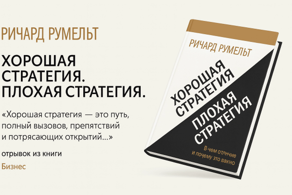 «Хорошая стратегия, плохая стратегия. В чём отличие и почему это важно»