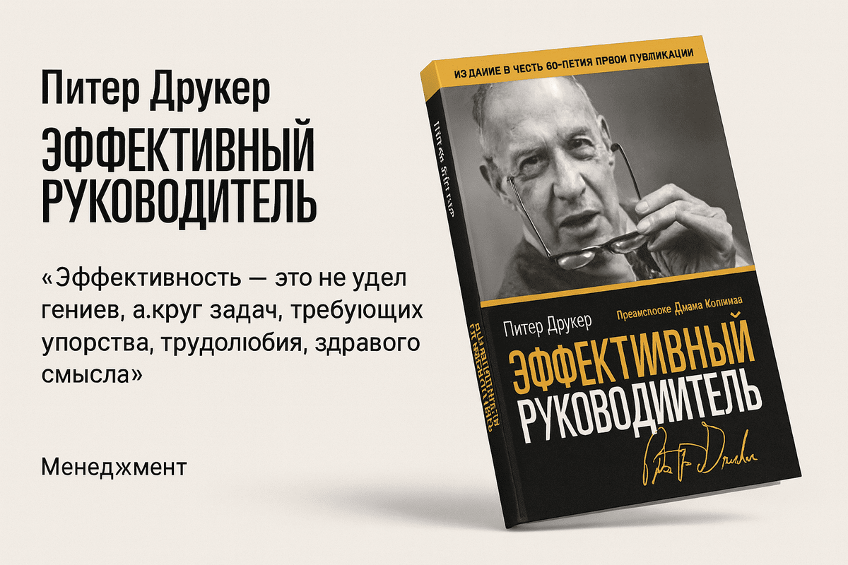 «Эффективный руководитель» — Питер Друкер