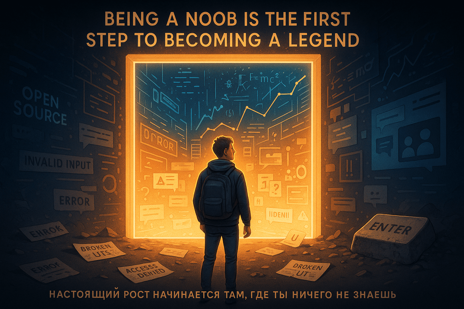 🧩 Чувствовать себя нубом - это хорошо (Being a Noob)