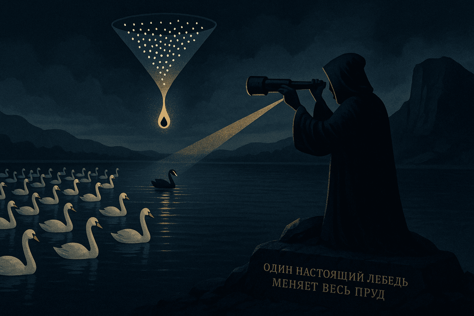 🧩 Как отличать гениальные бизнес-идеи от никчемных (Black Swan Farming)