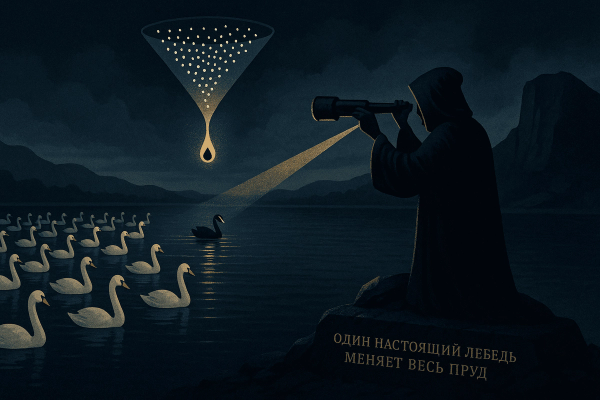 🧩 Как отличать гениальные бизнес-идеи от никчемных (Black Swan Farming)