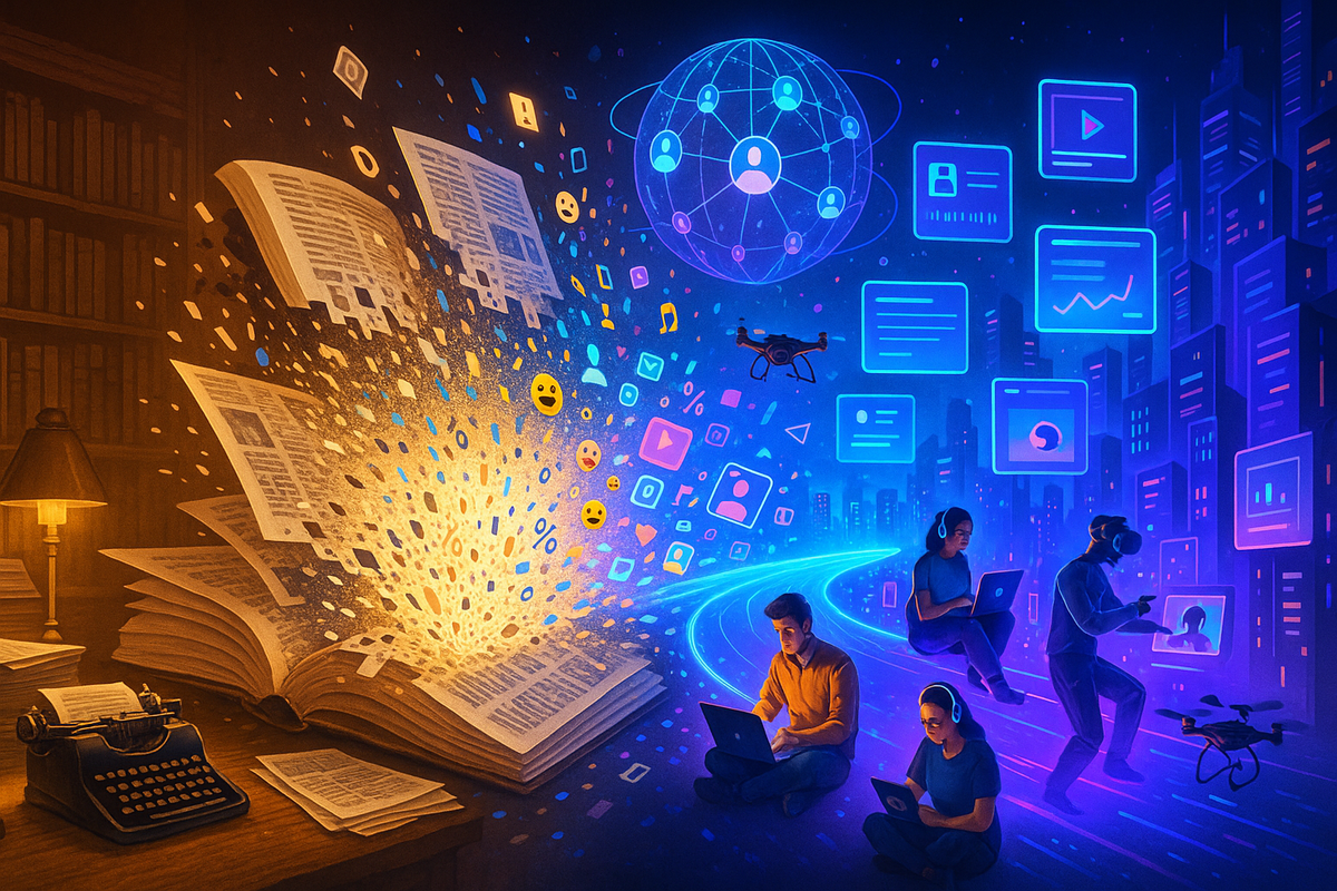 🧩 Публикация после исчезновения носителя (Post-Medium Publishing)